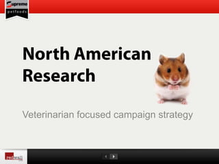 Veterinarian focused campaign strategy
 