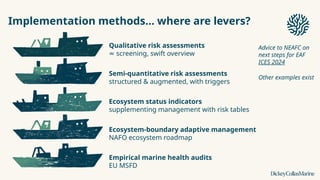 From mapping to measures: operational EAF for small pelagics now | PPTX