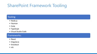 The Greatest Introduction to SharePoint Framework (SPFx) on earth! | PPTX