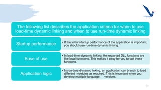 Sp group7 27_53_65_66_68_ppt_dynamic linking library | PPT