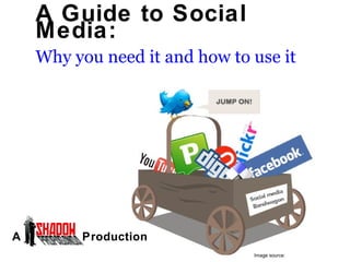 A Guide to Social
Media:
Why you need it and how to use it

A

Production
Image source:

 