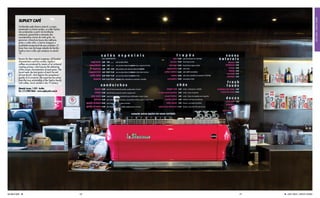 CAFÉS E DOCES / COFFEE N’ PASTRIES
             SUPLICY CAFÉ
             Conhecidos pela doçura natural, o corpo
             acentuado e a baixa acidez, os cafés Suplicy
             são produzidos a partir da torrefação
             artesanal, garantindo a extração das
             características únicas de cada grão. Ao
             percorrer o Brasil em busca dos melhores
             grãos a cada safra, a marca assegura a
             qualidade excepcional de seus produtos. O
             know-how veio da longa relação da família
             Suplicy com o café, que começou no século
             19.

             Known for their natural sweetness, full-bodied
             characteristics and low acidity, Suplicy’s
             coffees are produced by means of an artisanal
             roasting process, what assures the obtaining
             of the unique characteristics of each grain. The
             brand seeks the best grains of each harvest
             all over Brazil, what assures the exceptional
             quality of its products. The expertise has come
             from the long relationship of the Suplicy family
             with coffee, which started in the 19 century.

             Alameda Lorena, 1.430 - Jardins
             Tel.: (11) 3083-0666 - www.suplicycafes.com.br




SAO PAULO GUIDE                                                 270   271   CAFÉS E DOCES / COFFEE N’ PASTRIES
 