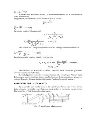 Fundamentals of Laser Physics: Principles, Emission, and Population ...
