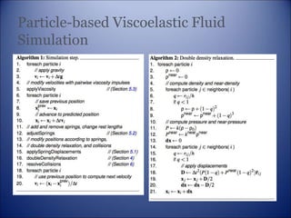 Particle-based Viscoelastic Fluid
Simulation
 