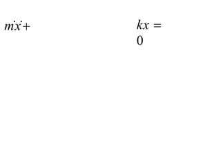 mx


kx 
0
 