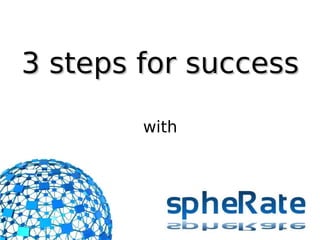 3 steps for success with 