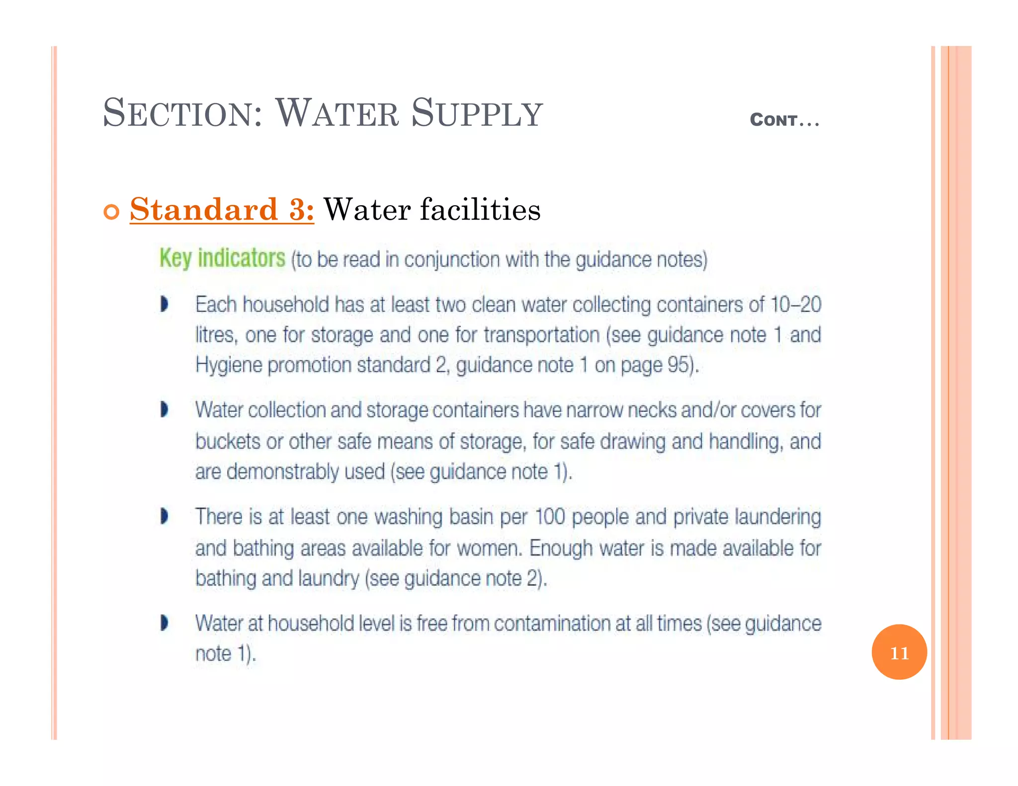 Sphere standards of wash PPT