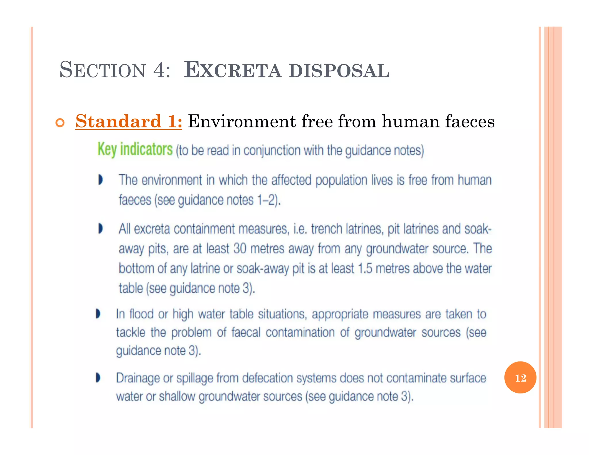Sphere standards of wash PPT