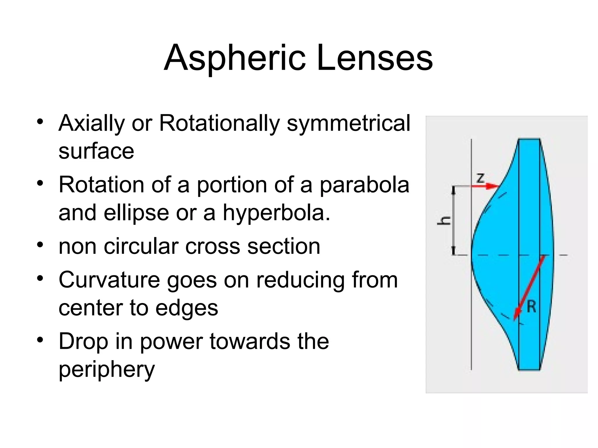 Spherical, cylindrical and toric lenses | PPT