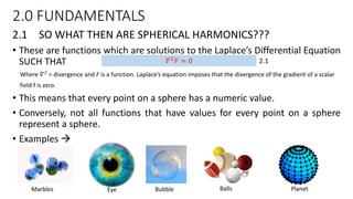 Spherical harmonics | PPTX