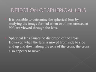 Spherical Lens Effect Spherical lens | PPT