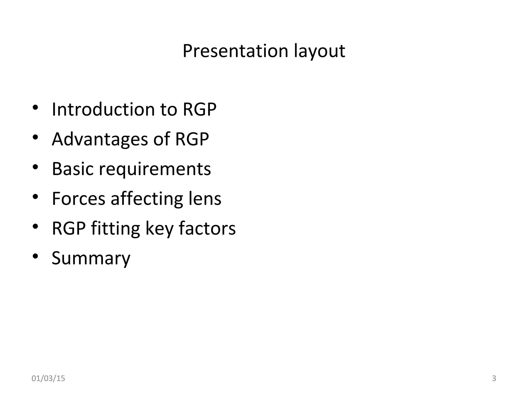 Spherical RGP contact lens fitting and prescribing | PPT