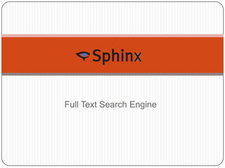 Full Text Search Engine

 