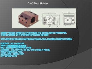CNC Tool Holder
 