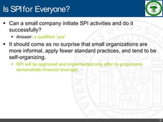 Software Process Improvement - RKREDDY