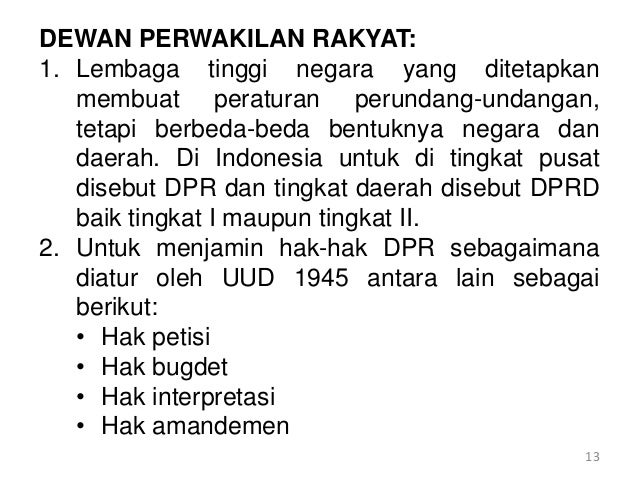 Jelaskan Perbedaan Hak Inisiatif Dan Hak Amandemen Yang Dimiliki Dpr Terkait Perbedaan