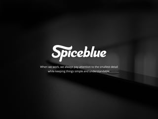 Spiceblue Portfolio