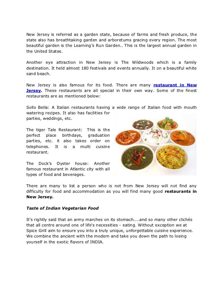 Spice Grill restaurant in new jersey, indian restaurant in new jersey