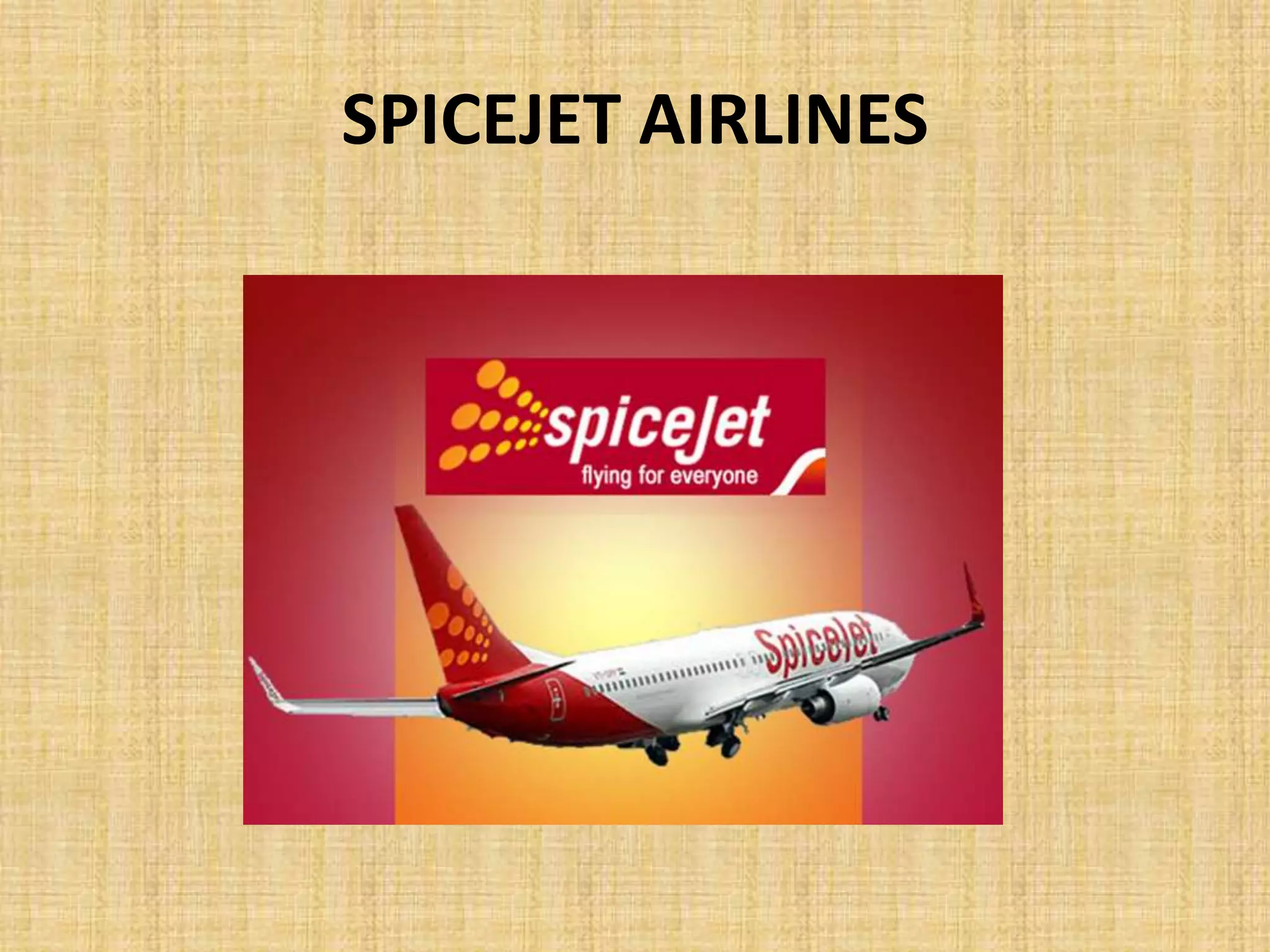 SPICEJET AIRLINES
 
