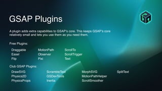 Spice up your site with cool animations using GSAP..pdf