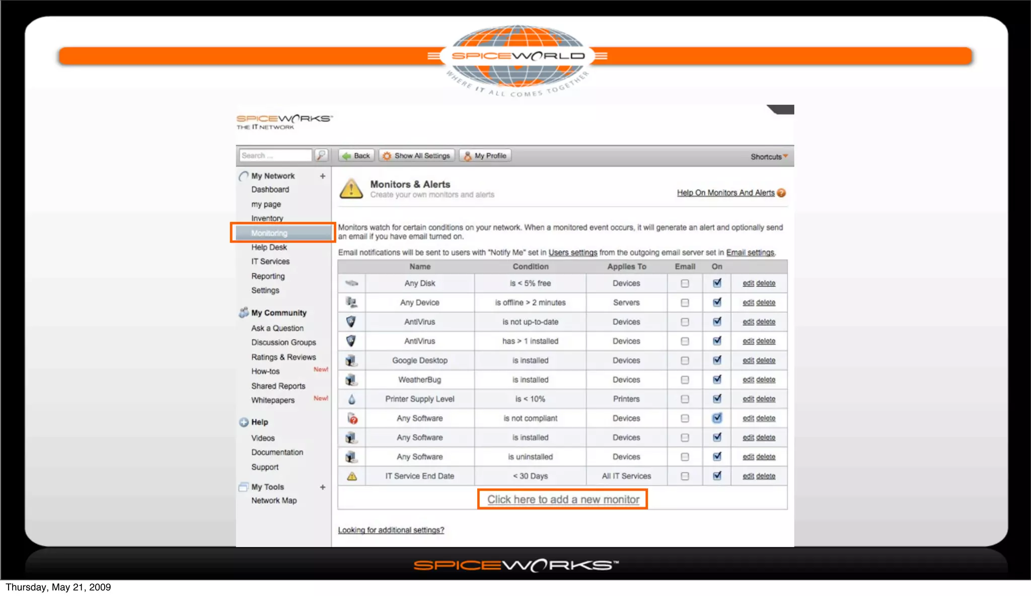 Understanding & Using Spiceworks Monitors, Alerts & Reports | PDF