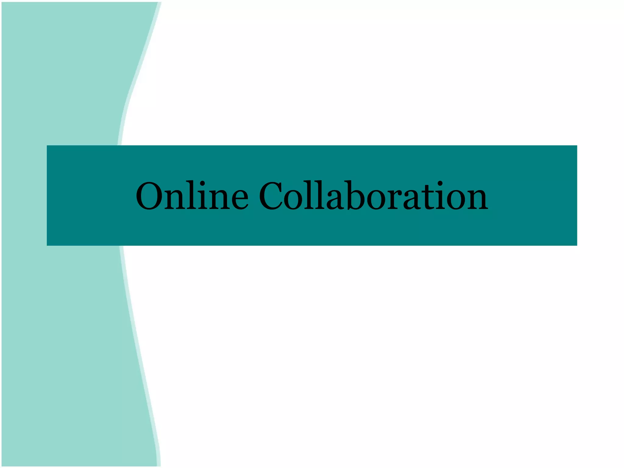 Online Collaboration 