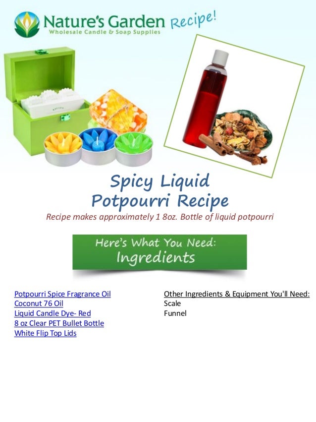 Spicy liquid potpourri
