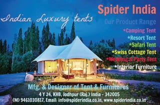 Spider india-luxury-safari-tent