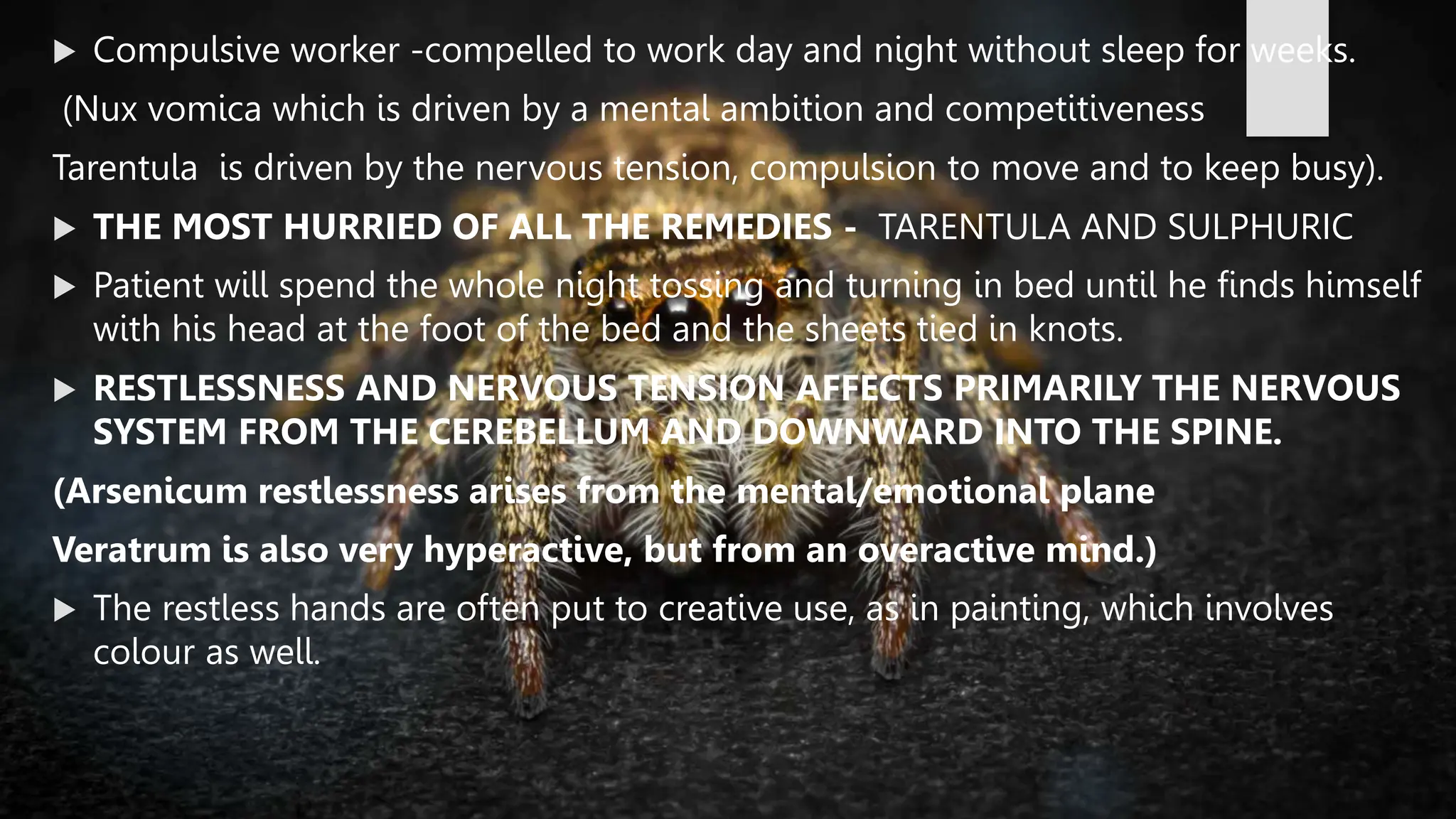 SPIDER GROUP.BHMS.HOMOEOPATHY.MATERIA MEDICA | PPT