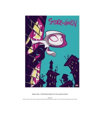 Spider-Man | Chibi Ghost-Spider On The Lookout Poster
$16.75
Check out this cute comic drawing of Ghost-Spider perched up ...