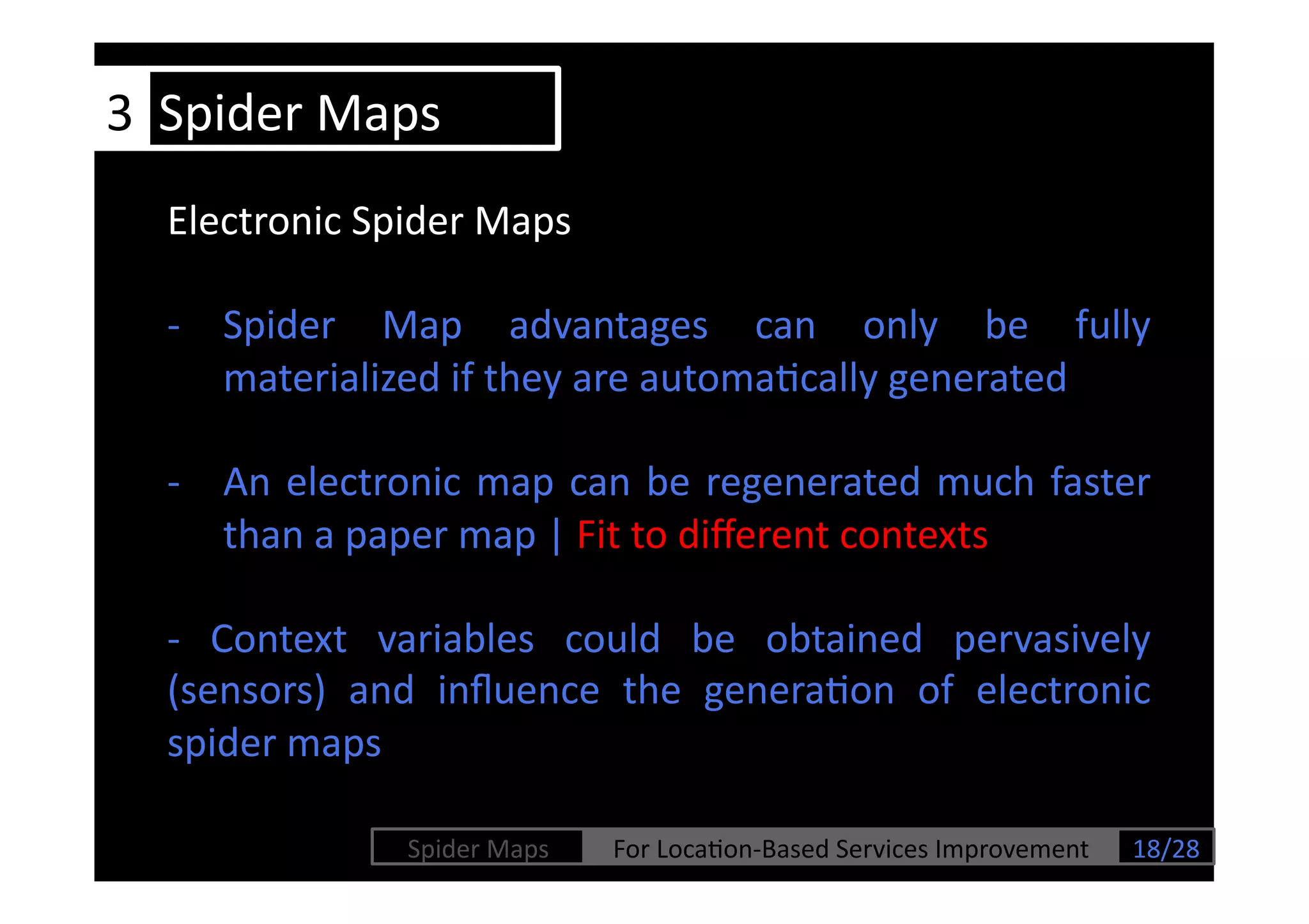 Spider Map.pdf Spider maps for location based services improvement | PDF