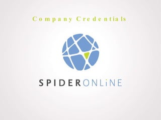 Company Credentials 