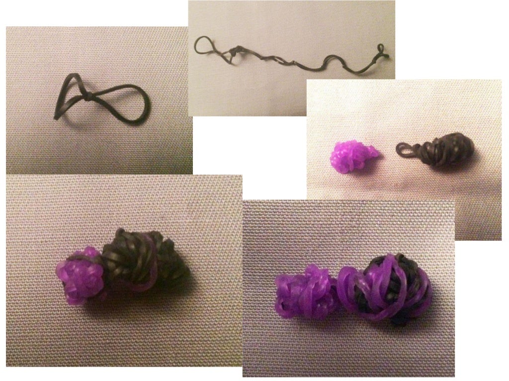 Spider rubber band bracelet halloween bracelet