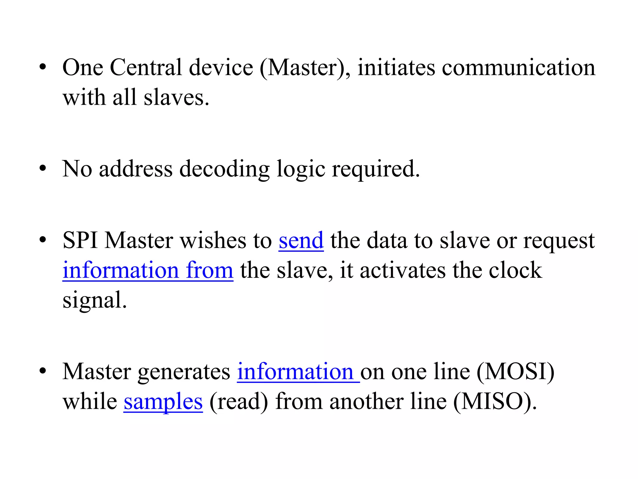 Serial Peripheral Interface(SPI) | PPT