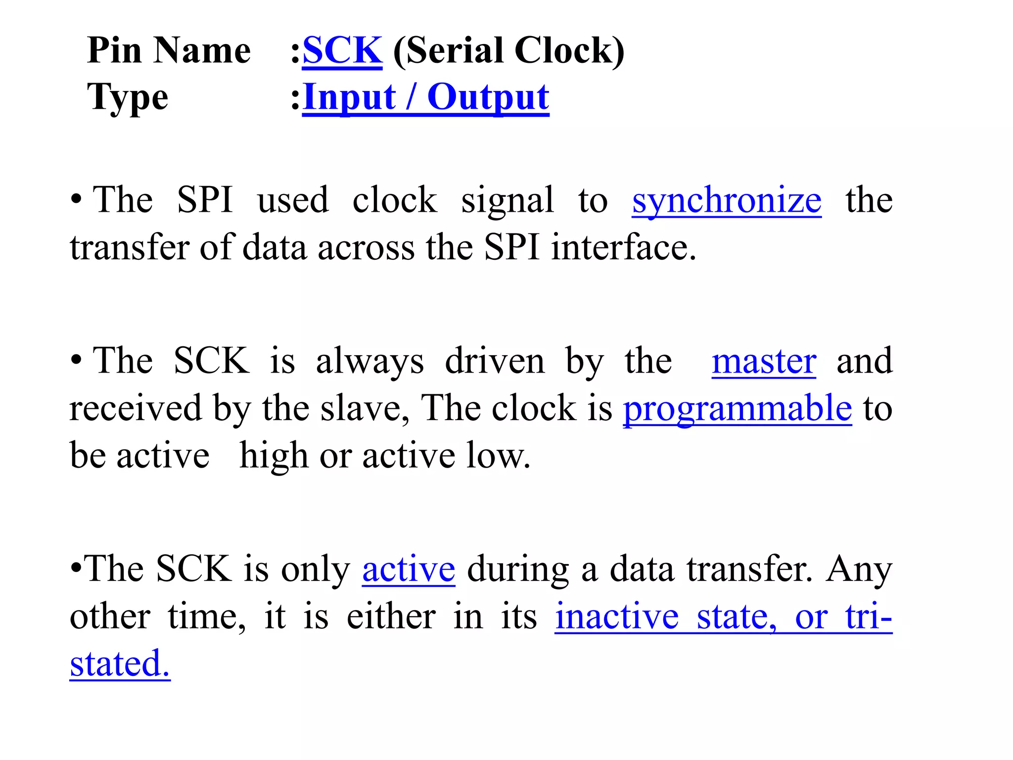 Serial Peripheral Interface(SPI) | PPT