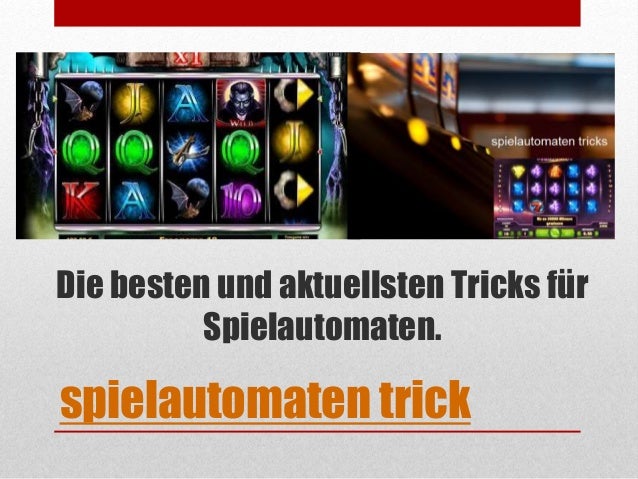 Geldspielautomaten Manipulieren Geldspielautomaten Manipulieren