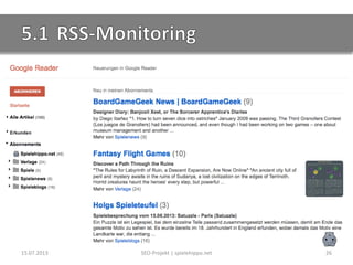 15.07.2013 SEO-Projekt | spielehippo.net 26
 