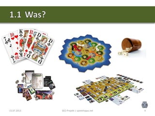 15.07.2013 SEO-Projekt | spielehippo.net 4
 