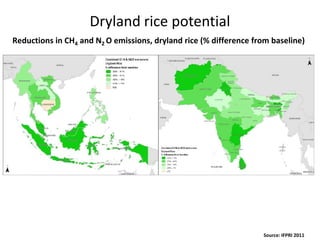 Inter-linked impacts and policy options of climate change and water resources in South and SE Asia