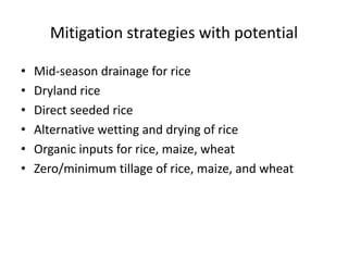 Inter-linked impacts and policy options of climate change and water resources in South and SE Asia