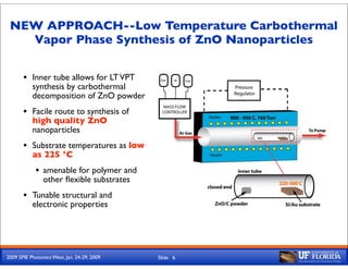 Low Temperature Synthesis of ZnO Nanoparticles | PDF