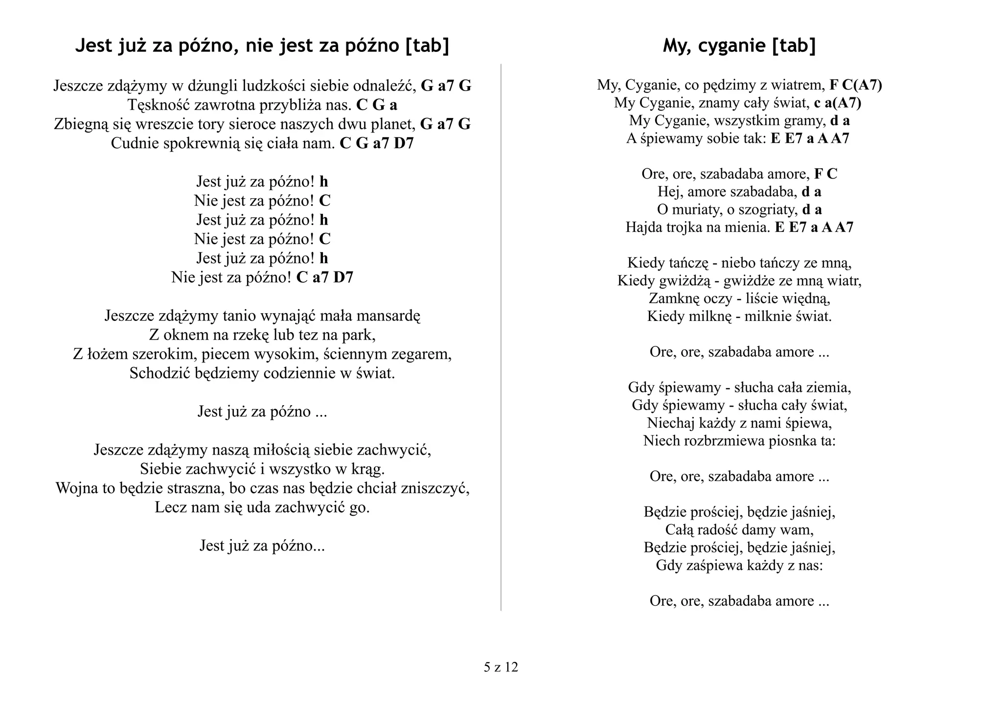 Spiewnik Rajdowy PDF