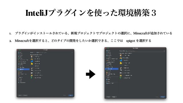 初心者向けspigot開発