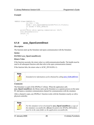 S Pii Plus+C+Library+Programmer+Guide | PDF