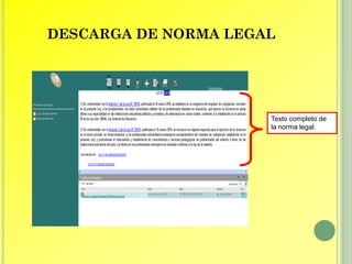 DESCARGA DE NORMA LEGAL




                      Texto completo de
                      la norma legal.
 