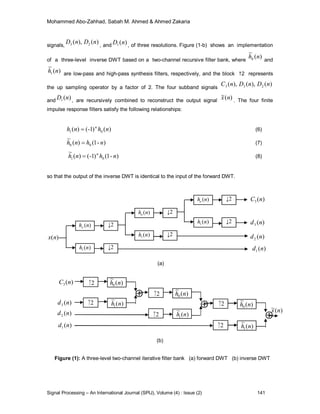 ECG Signal Compression Technique Based on Discrete Wavelet Transform ...