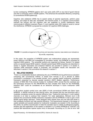 Wavelet Packet based Multicarrier Modulation for Cognitive UWB Systems ...