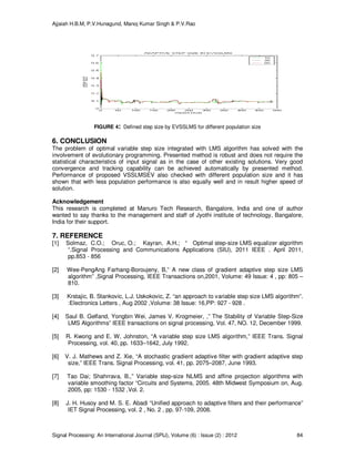 Adaptive Variable Step Size in LMS Algorithm Using Evolutionary ...