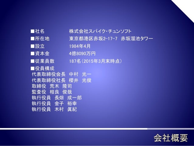 Spikechunsoft Company Profile Linkedin用