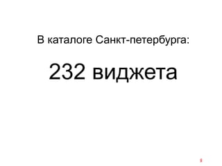 В каталоге Санкт-петербурга:


  232 виджета
 